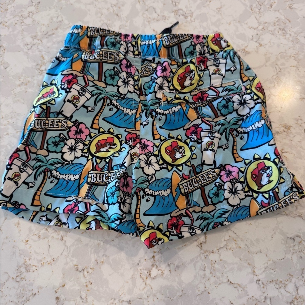 Colorful Buc-ee's Swim Shorts 9-12Mos - Picture 3 of 5